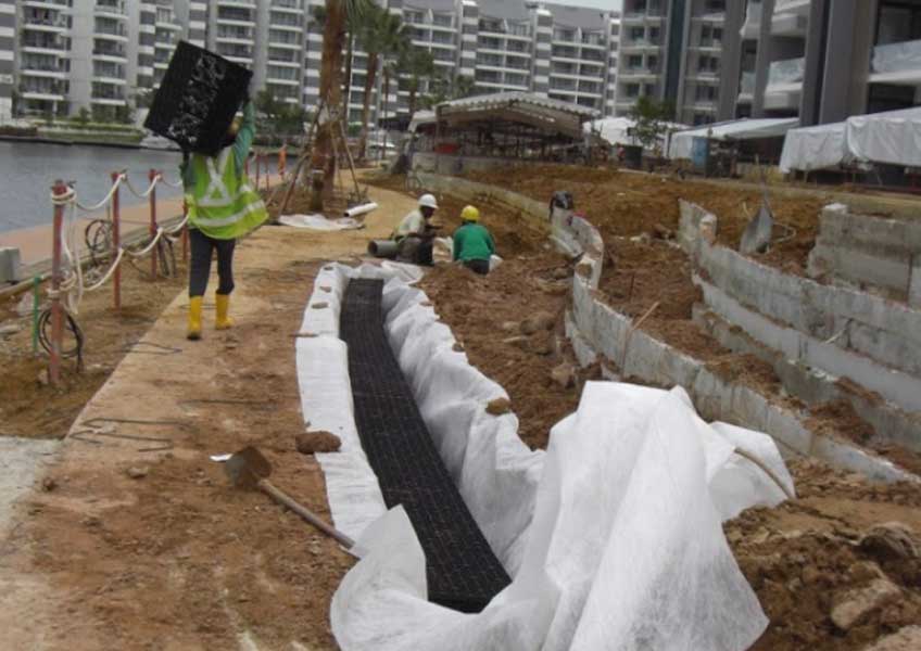 Ecological Drainage & Water Retention System